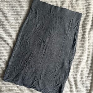 Loft Elegant Gray Women's Skirt